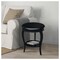 International Concepts Round Cambria  End Table, 18 W, 18 L, 24 in H, Wood, Black OT46-18R-18 - alternate 5